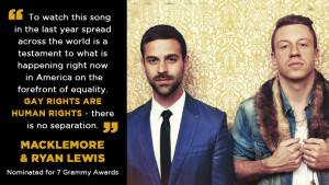 are ten great quotes from Grammy-nominated artists who support gay ...