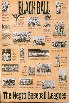 negro league baseball | Black Ball (Negro League Baseball Poster ...