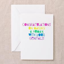 New Baby Funny Congratulations Greeting Card for