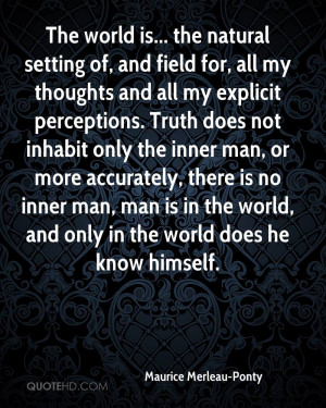 Maurice Merleau-Ponty Quotes