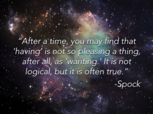15 Great Spock Quotes as Inspirational Posters