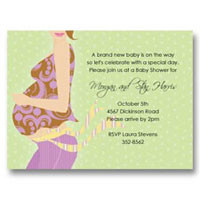 Baby Glow Baby Shower Invitations