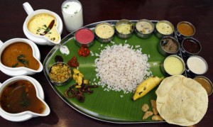 Onam sadya at Enté Keralam. Photo: Special Arrangement