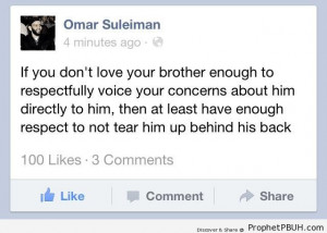 Shaykh Omar Suleiman- If You Don-t Love Your& - Islamic Quotes ...