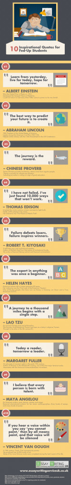 10 Inspirational Quotes for Fed-Up Students