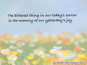 memory of our yesterday s best quotes ever