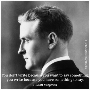 QUOTE F. Scott Fitzgerald
