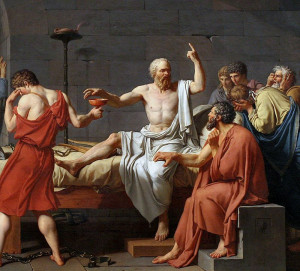 Jacques-Louis David: The Death of Socrates , 1787