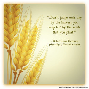 Seeds quote RLStevenson 3.7.14