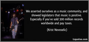 ourselves as a music community, and showed legislators that music ...