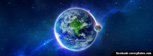 Planet Earth And Moon Cover Photo