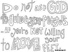 Religious quotes coloring pages
