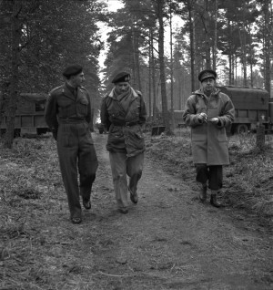 ... Simonds, Field Marshal Bernard Montgomery and General H. D. G. Crerar