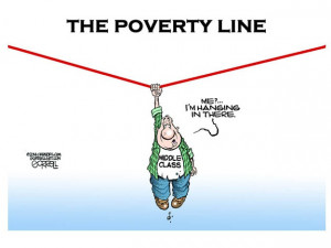 Cartoons on the Week Magazine Editorial cartoon middle class poverty