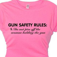 Gun hobby T Shirt, Gun Training Apparel, Womens Self Defense Training ...