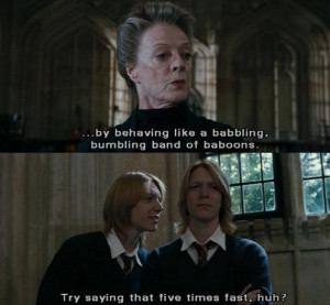 Funny Harry Potter Fred And George Quotes