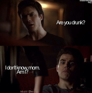 and sarcastic stefan we need more of that and less broody stefan not ...