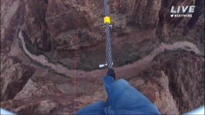 Man Just Tight Rope Walked Across A Gorge Near The Grand Canyon With ...