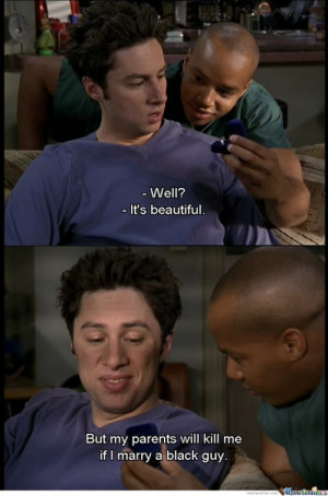 It's beautiful. But my parents will kill me if I marry a black guy