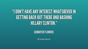 On several occasions, I discussed with Bill Clinton the subject of ...