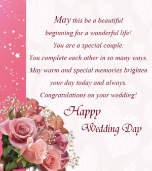 Wedding Card Wishes Quotes – Congratulations Messages on getting ...