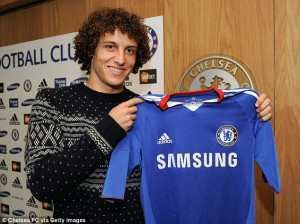David Luiz signs for Chelsea
