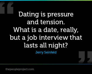 ... Dating to a Job Interview | Top 10 Dating Quotes From Around The Web