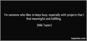 More Niki Taylor Quotes