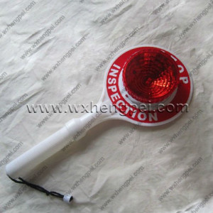 police safety hand held STOP signs