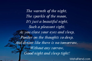Romantic Good Night Poems