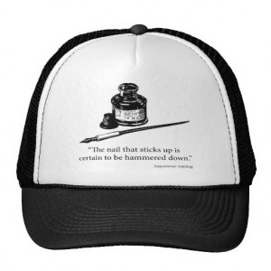 Japanese Saying - Individuality - Quote Quotes Trucker Hat