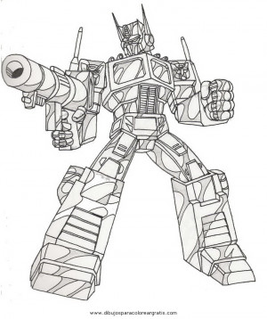 desenhos para colorir optimus prime transformers pintar
