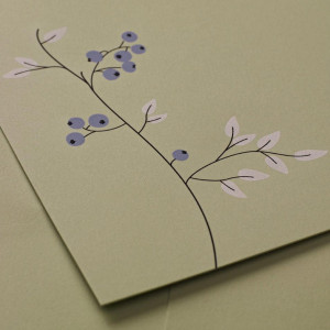 Hand Engraved The Sweet Life Correspondence Cards