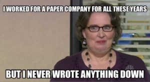 Quote from Phyllis on The Office series finale. I need to start ...