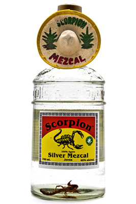 Tequila Mezcal Scorpion Silver Escorpi o no interior 750 ml