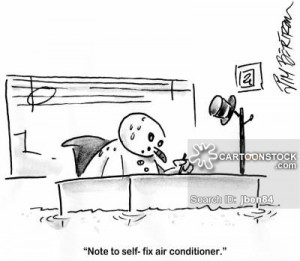 Broken Air Conditioner Cartoon Air conditioning cartoon 5 of