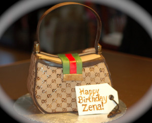 Gucci Handbag Birthday Cake