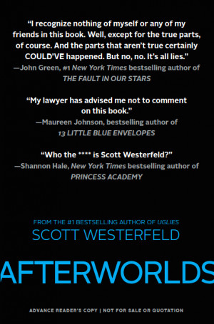 29 thoughts on “ Afterworlds Special ARC Cover ”