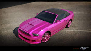 Custom pink Mustang Convertible.Things Pink, Pink Cars, Pink Mustangs ...