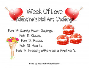 WeekOfLoveChallenge - Candy Heart Sayings
