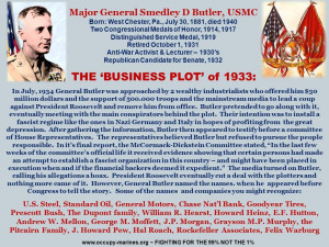 Major General Smedley Butler USMC