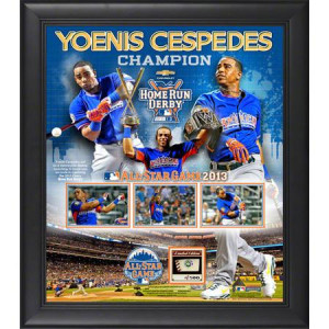 MLB - Yoenis Cespedes Framed 15x17 Collage | Details: 2013 Home Run ...