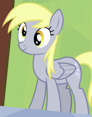 Derpy in Rainbow Falls