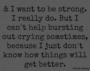 Trying to stay strong ..