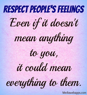 quotes and sayings respect