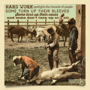 Ranch life... It's hard work, but I love it!