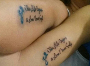 Mother and Daughter Tattoos