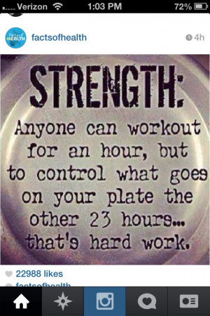 Oh yes..my life long rule: always eat healthy