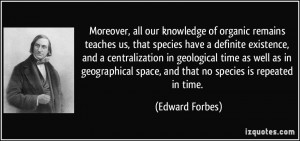 us, that species have a definite existence, and a centralization ...