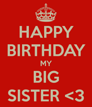Happy Birthday Older Sister Quotes